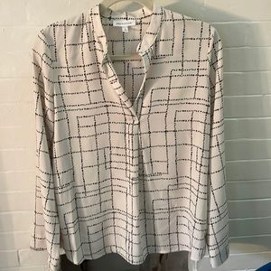 Prologue - cream and black blouse